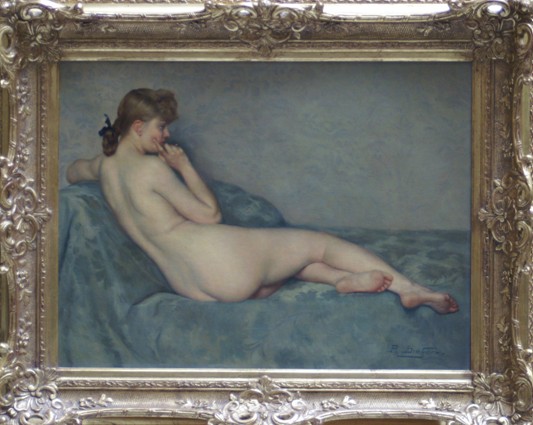 油画收藏成艺术品市场新宠巴黎美爵人体油画极具升值潜力